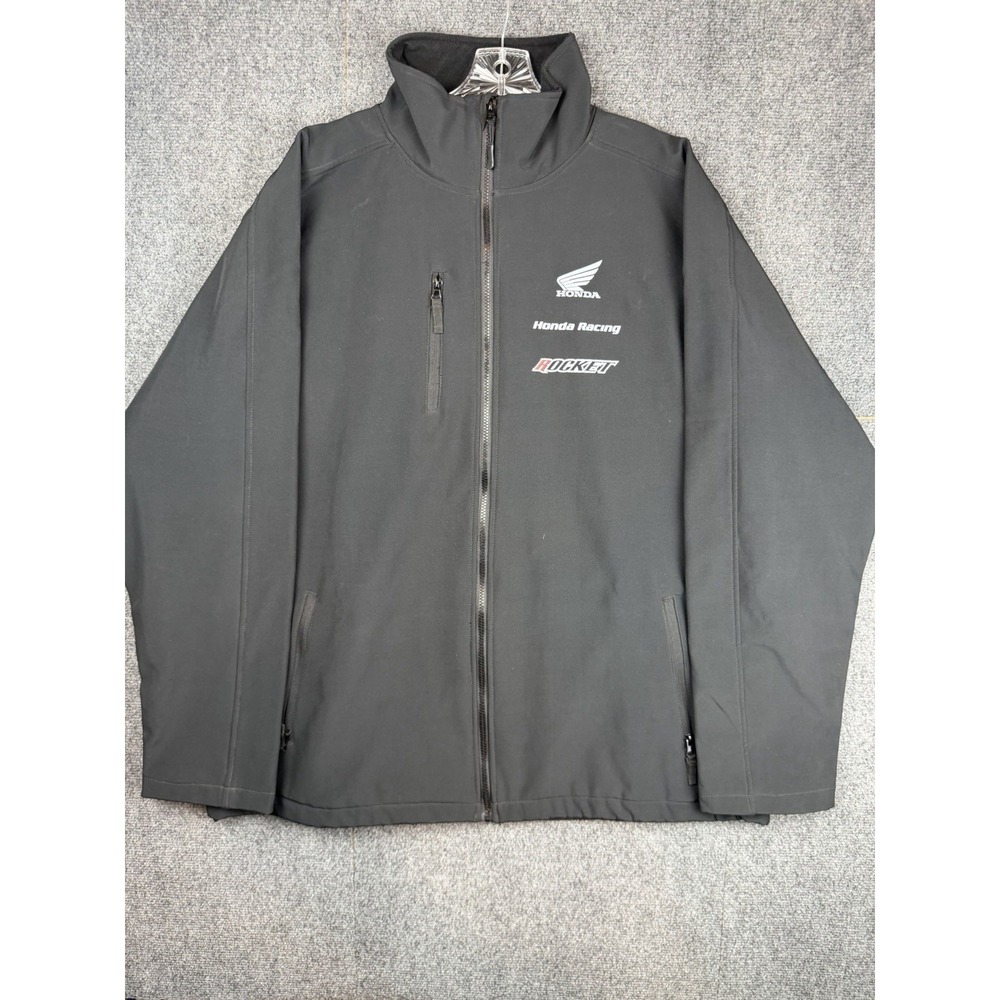 Joe Rocket Official Licensed Honda Racing Jacket‎ Vintage 3XL Black Full Zip